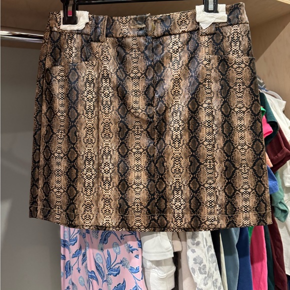 Snake Print Mini Skirt - Picture 1 of 1